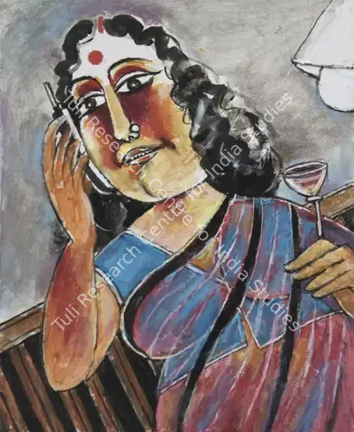 Paritosh Sen (Artist), Hallo Kamna, 2005, Painting