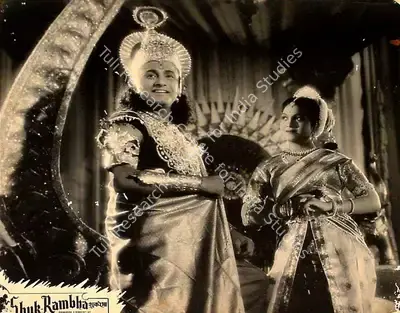 Dhirubhai Desai (Producer), Shuk Rambha, 1953, Lobby Card