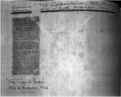 Engagements for today, 1966, Newspaper Clipping