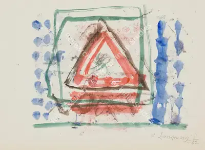 J. Swaminathan (Artist), Untitled, 1982, Painting