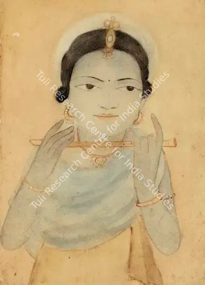 Sunayani Devi (Artist), Untitled (Krishna), 1925, Painting
