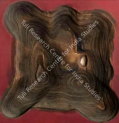 Patel, Jeram (Artist). Untitled. Blow torch and pigment on wood, 1974 | Sculpture | FineArts | 00641775