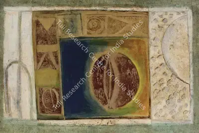 J. Swaminathan (Artist), Yoni in Shooyn, 1964, Painting