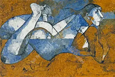 Jamil Naqsh (Artist), Untitled, Painting