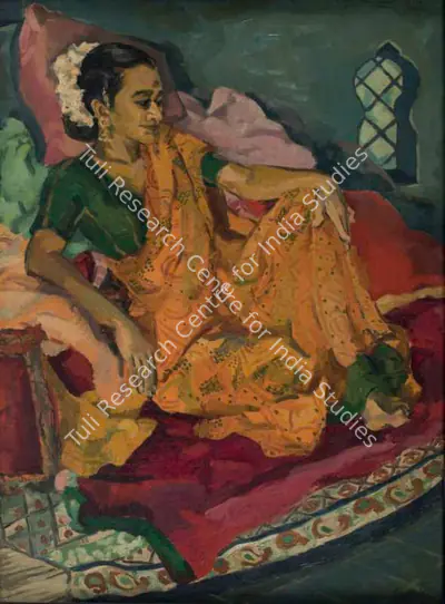 Jehangir Sabavala (Artist), The White Veni, 1951, Painting