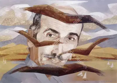 Sabavala, Jehangir (Artist). Mirror Image. Oil on Canvas, 1997 | The Crucible of Painting | Painting | FineArts | 00182432