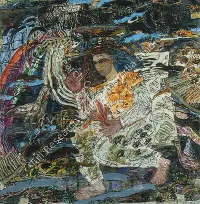 Jayashree Chakravarty (Artist), Untitled, 1994, Painting
