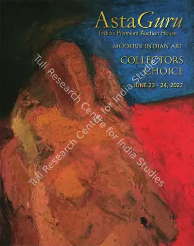 Asta Guru (Auction House). Modern Indian Art - Collectors Choice. 24 June 2022, Online | Auction Catalogue | EconomicsArt | 00862435