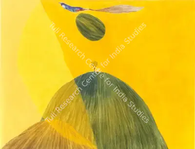 J. Swaminathan (Artist), Udghosh From Bird, Mountain & Tree Series, 1974, Painting