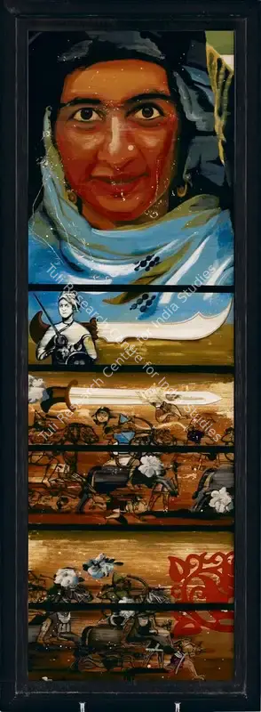 Reena Saini (Artist), Sword Swallower - 3, 2004, Painting