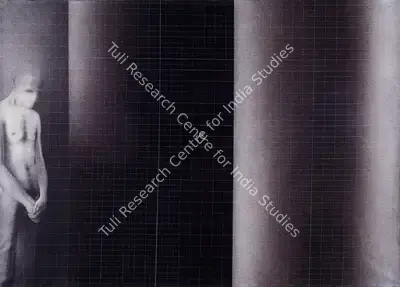 Broota, Rameshwar (Artist). Man [14th]. Oil on canvas, 1983 | Painting | FineArts | 00371762
