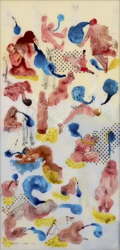 Nalini Malani (Artist), Heiroglyphs, 2005, Painting