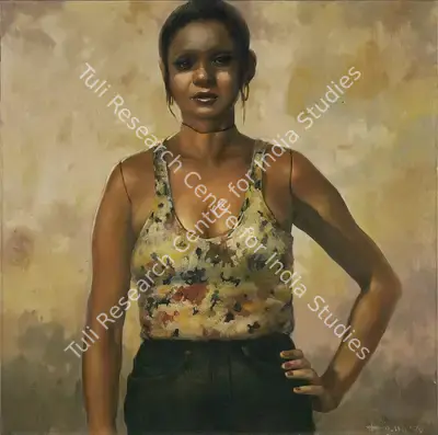 Bikash Bhattacharjee (Artist), On New Look, 1979, Painting