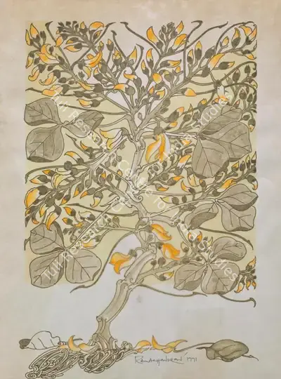 A. Ramachandran (Artist), Untitled, 1991, Painting