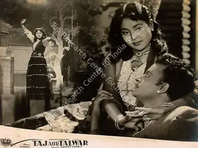 Satya Roy (Producer), Taj Aur Talwar, 1956, Lobby Card
