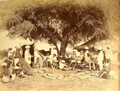 Willoughby Wallace Hooper (Photographer), Tiger Hunt, 1870, Antiquarian Photograph