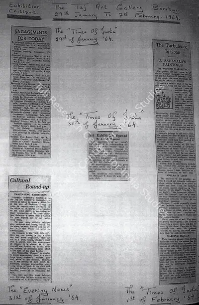 Cultural round-up, 1964, Newspaper Clipping