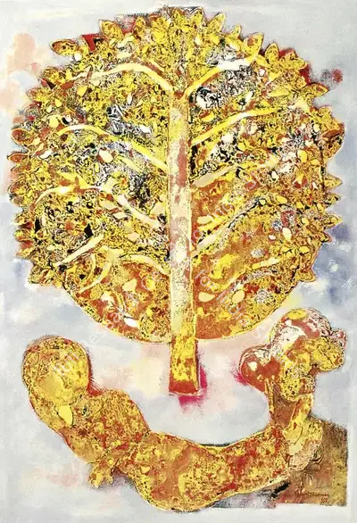 Sakti Burman (Artist), Untitled, 1967, Painting