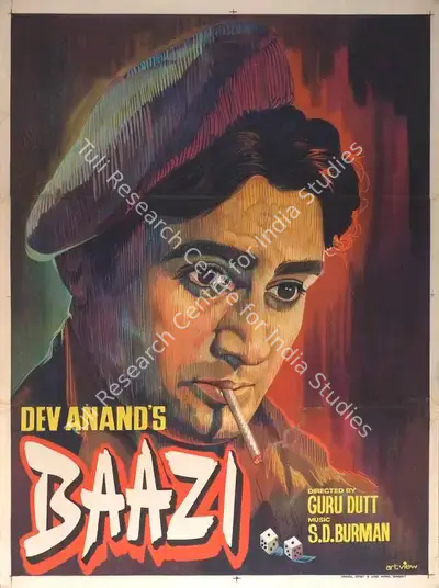 Dev Anand (Producer), Baazi, 1951, Full Sheet Poster