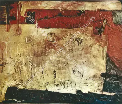 Mohan Samant (Artist), Siva and Parvati, 1963, Painting