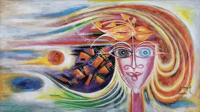 Laxman Pai (Artist), Forms No. 5, 2005, Painting