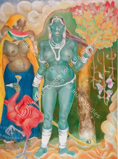 Ramachandran, A. (Artist). Yayati-I, 1982 | Painting, So.Lon/10.06.19, 2019 · Sotheby's