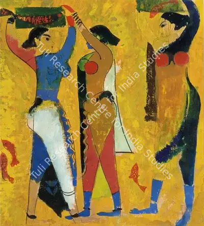 V.S. Gaitonde (Artist), Untitled, 1955, Painting