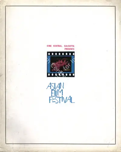 Kalpataru Sen Gupta (President), Asian Film Festival, 1985, International Film Festival Catalogue