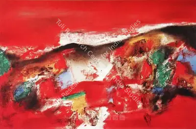 Laxman Shreshtha (Artist), Untitled, Painting