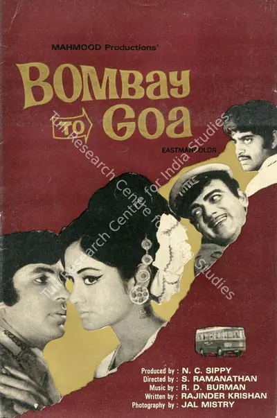 N.C. Sippy (Producer), Bombay To Goa, 1972, Song-Synopsis Booklet