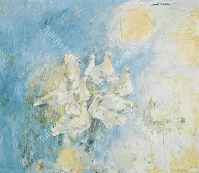 Jamil Naqsh (Artist), Untitled, Painting