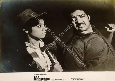 Ramachandra (ii) (Cinematographer), Saat Hindustani, 1969, Lobby Card