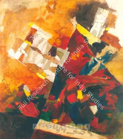Husain, M.F. (Artist). Untitled. Oil on canvas, 1984 | Painting | FineArts | 00375420