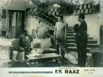A.A. Nadiadwala (Producer), Ek Raaz, 1963, Lobby Card