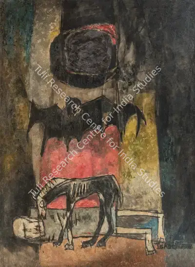 Isha Mahammad (Artist), A Music from Inferno, 1969, Painting