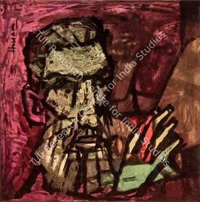 M.F. Husain (Artist), I Came Across, 1961, Painting