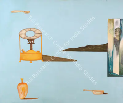 Barwe, Prabhakar (Artist). Ivory Heart, 1990 | Painting, Os.Del/20.07.06, 1990