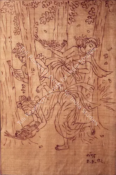 Nandalal Bose (Artist), Untitled, 1952, Drawing