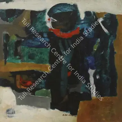 Bimal Dasgupta (Artist), Untitled, 1967, Painting
