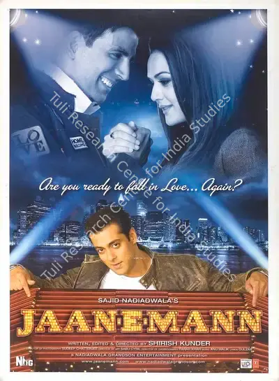 Sajid Nadiadwala (Producer), Jaan E Mann, 2006, Full Sheet Poster