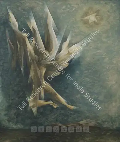 Jehangir Sabavala (Artist), Icarus, 1965, Painting
