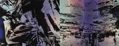Justin Ponmany (Artist), Hindsight II, 2005, Painting