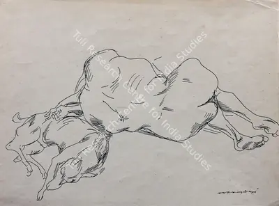 A. Ramachandran (Artist), Untitled, Drawing