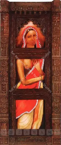 Anjolie Ela Menon (Artist), Waiting At The Window, 1999, Painting