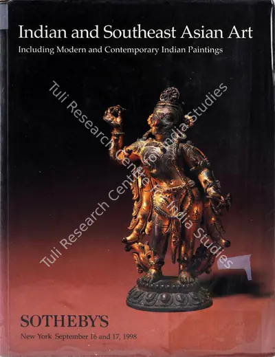Sotheby's (Auction House), Indian and Southeast Asian Art, 1998, Auction Catalogue