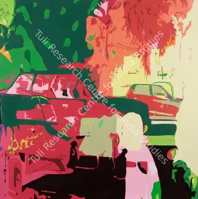 George Martin (Artist), A Flutter In Suburb, 2006, Painting