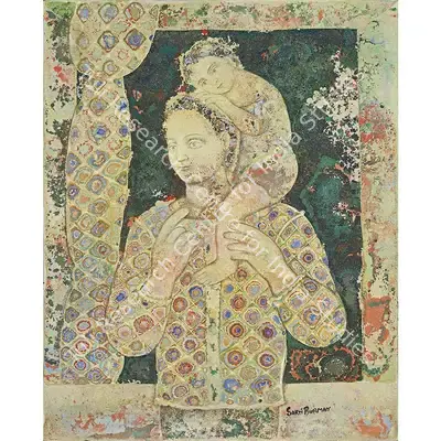 Sakti Burman (Artist), Untitled, 1970, Painting