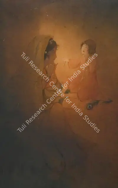 M.A.R. Chughtai (Artist), Remorse, Painting