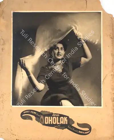 Roop K. Shorey (Producer), Dholak, 1951, Photographic Still Mounted on Lobby Card