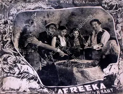 Ravindra Dave (Producer), Agra Road, 1957, Lobby Card